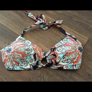 Lands End padded bikini top